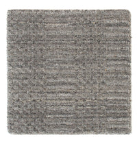 Alfombra de lana cuadrado  - 30 x 30 cm - gris