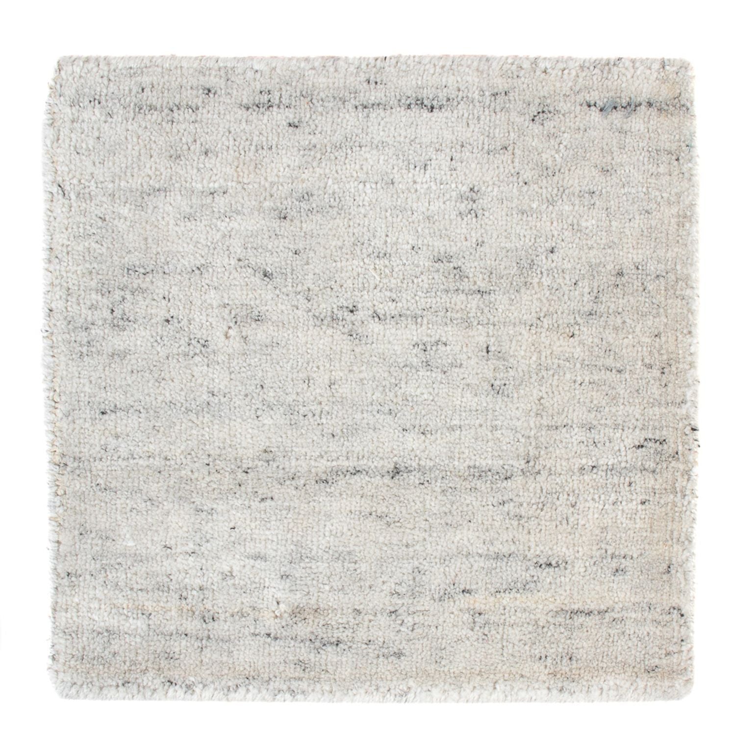 Alfombra de lana cuadrado  - 30 x 30 cm - gris claro