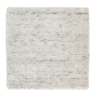 Alfombra de lana cuadrado  - 30 x 30 cm - gris claro