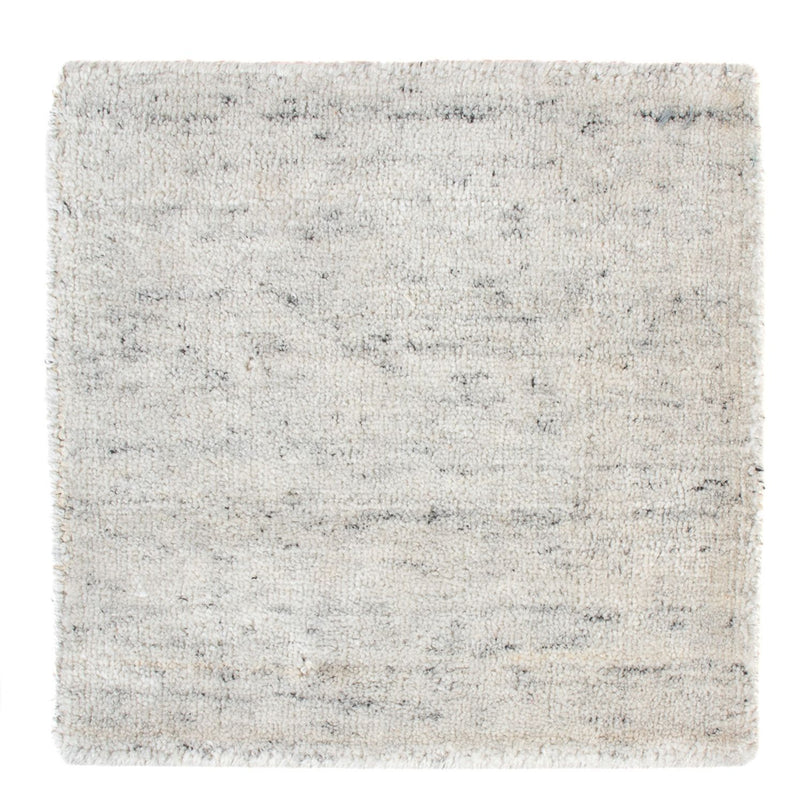 Alfombra de lana cuadrado  - 30 x 30 cm - gris claro