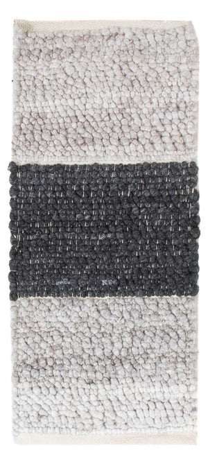 Alfombra de lana - 65 x 32 cm - multicolor