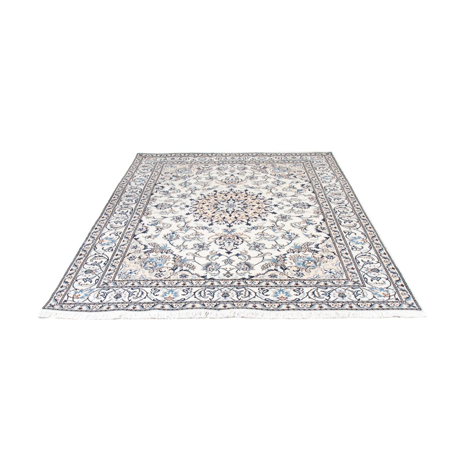 Alfombra oriental - Nain - Indus - 232 x 157 cm - crema