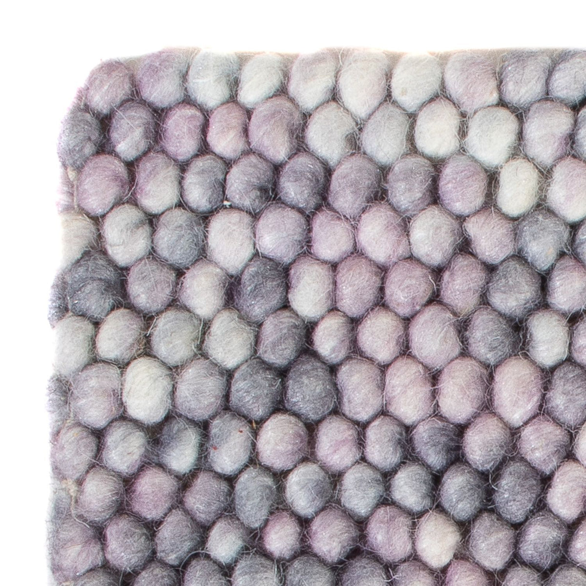 Alfombra de lana cuadrado  - 32 x 32 cm - multicolor