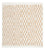 Alfombra de lana cuadrado  - 35 x 32 cm - beige