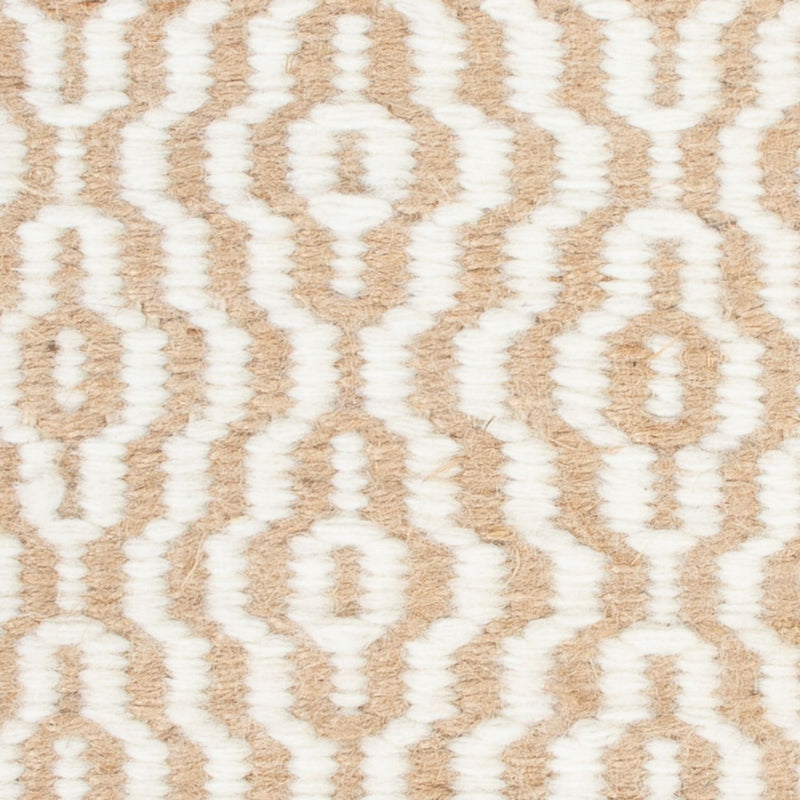 Alfombra de lana cuadrado  - 35 x 32 cm - beige