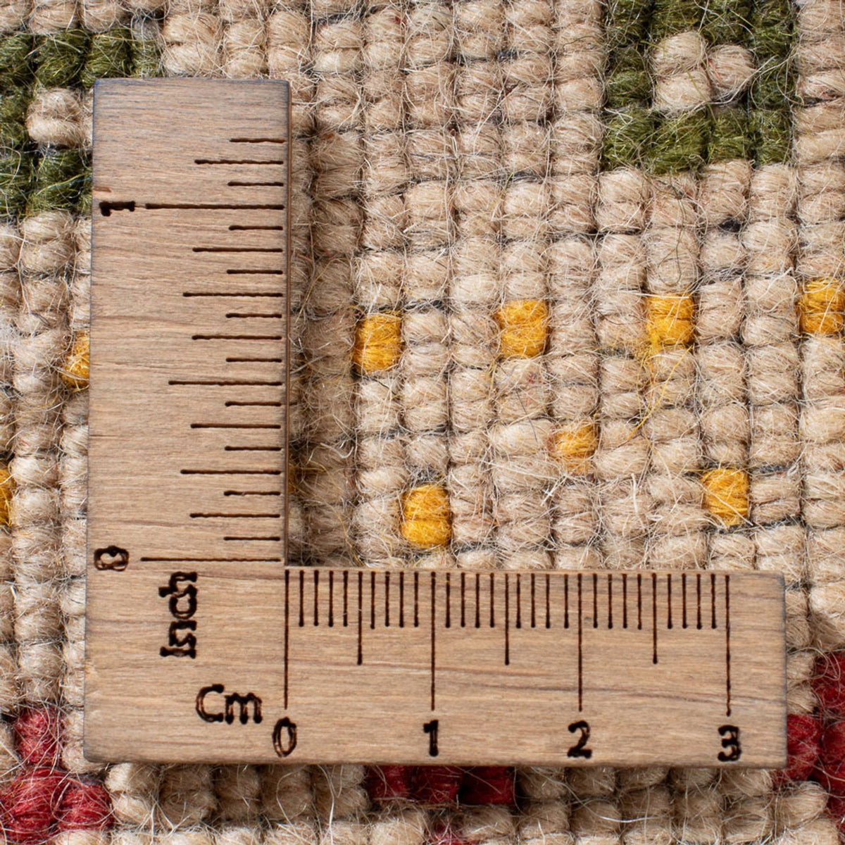 Alfombra Gabbeh - Loribaft Softy - 90 x 60 cm - beige claro