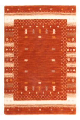 Alfombra Gabbeh - Loribaft Softy - 90 x 60 cm - terracota