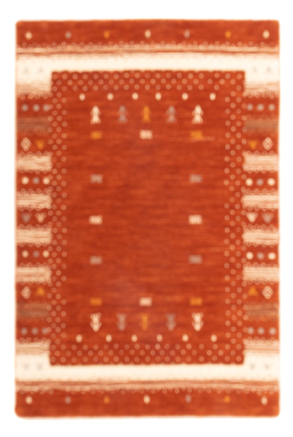 Alfombra Gabbeh - Loribaft Softy - 90 x 60 cm - terracota