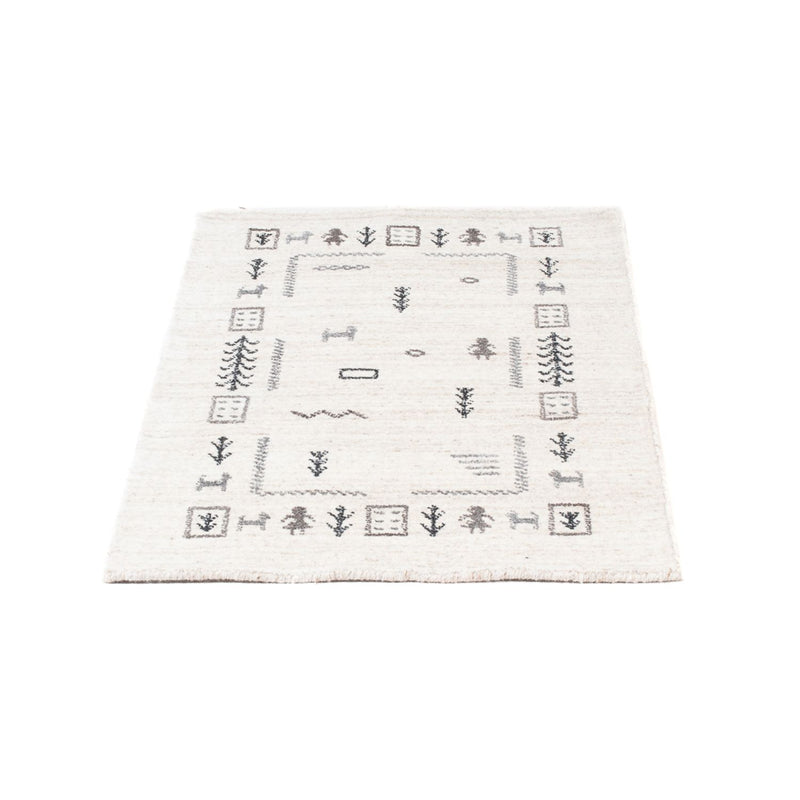 Alfombra Gabbeh - Indus - 90 x 60 cm - beige