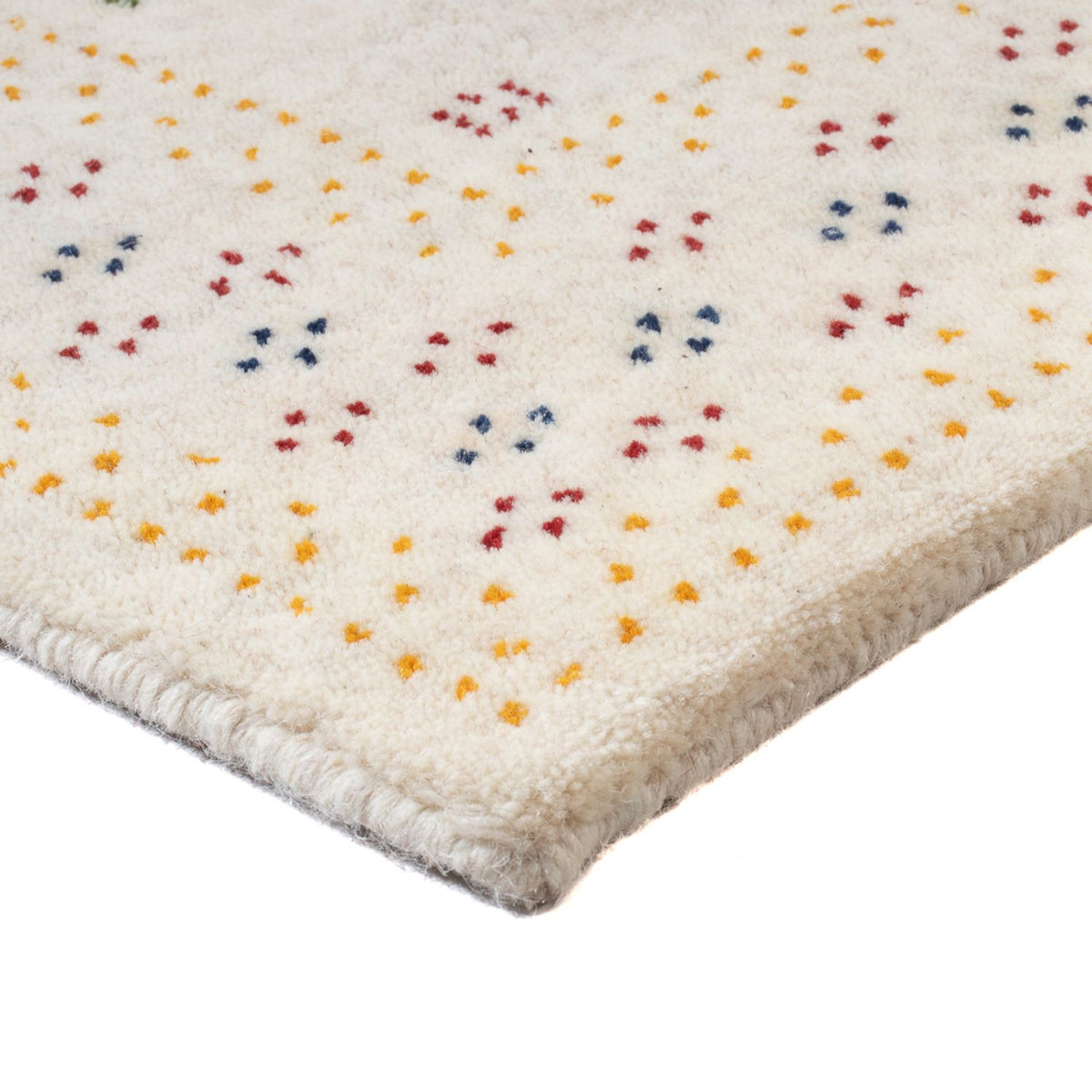 Alfombra Gabbeh - Loribaft Softy - 90 x 60 cm - beige
