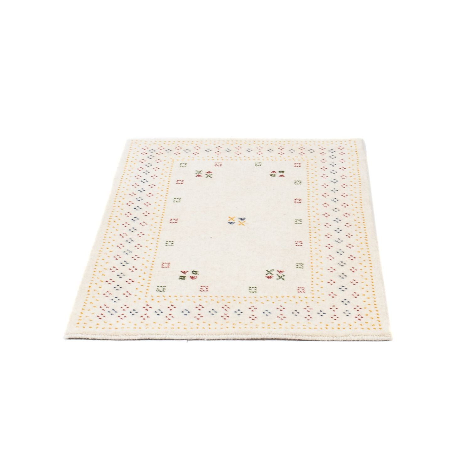 Alfombra Gabbeh - Loribaft Softy - 90 x 60 cm - beige
