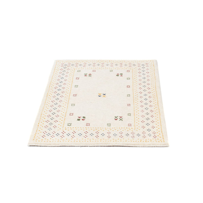 Alfombra Gabbeh - Loribaft Softy - 90 x 60 cm - beige