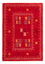Alfombra Gabbeh - Loribaft Softy - 90 x 60 cm - rojo