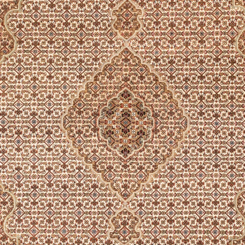 Alfombra oriental - Tabriz - 200 x 150 cm - beige oscuro