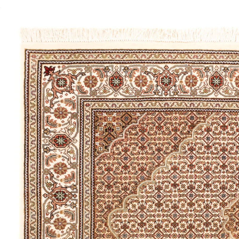 Alfombra oriental - Tabriz - 200 x 150 cm - beige oscuro