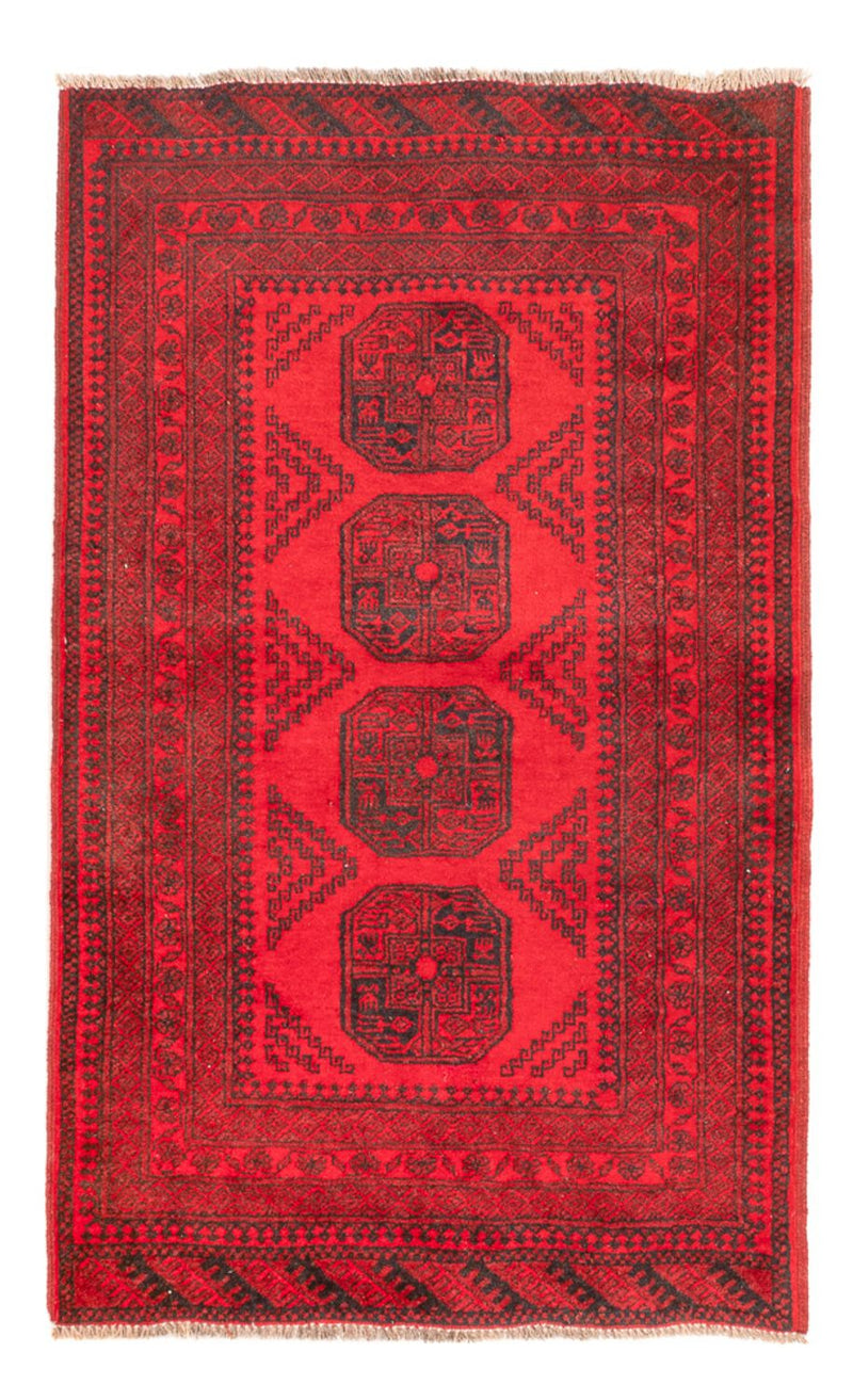 Alfombra afgana - Filpa - 155 x 100 cm - rojo
