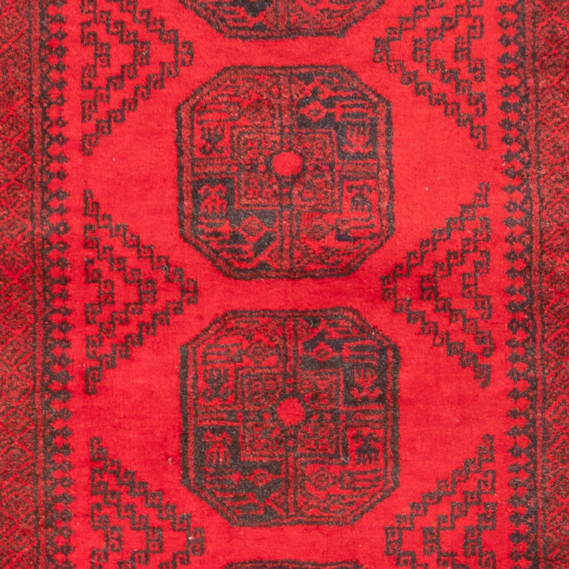 Alfombra afgana - Filpa - 155 x 100 cm - rojo