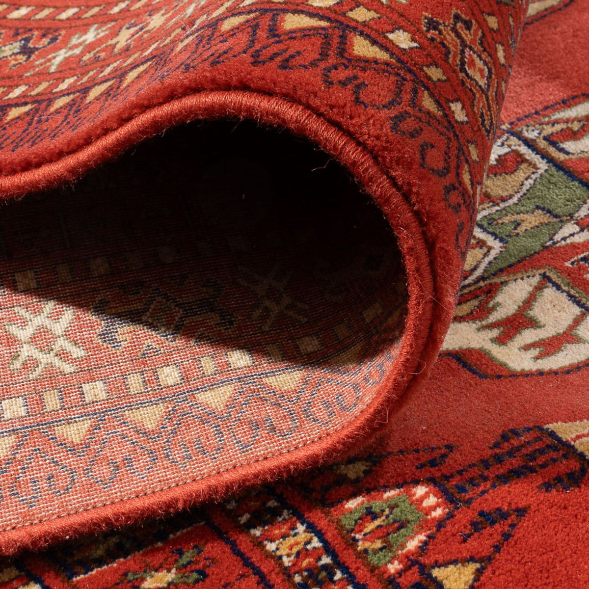 Alfombra afgana - Bukhara - 410 x 300 cm - rojo claro