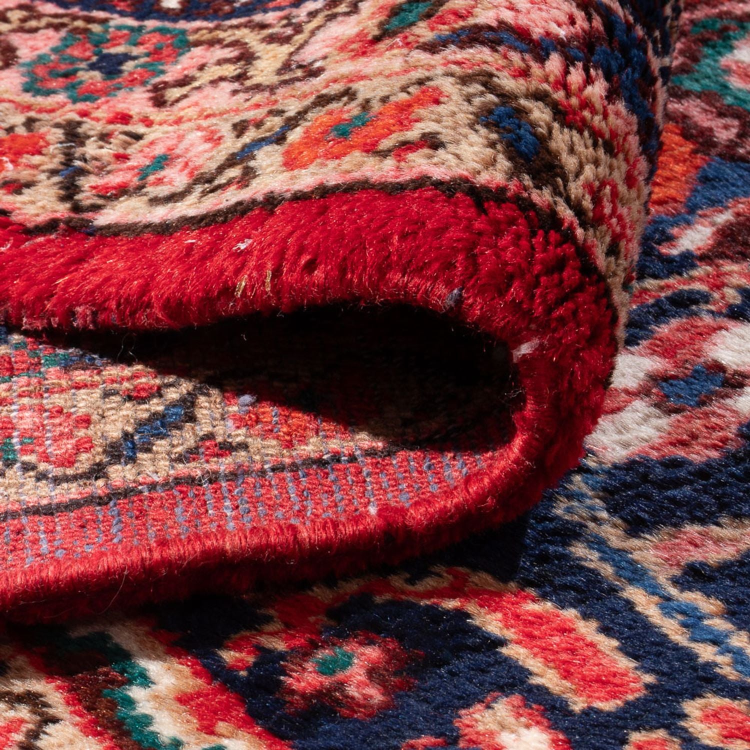 Alfombra persa - Nómada - 300 x 250 cm - rojo oscuro