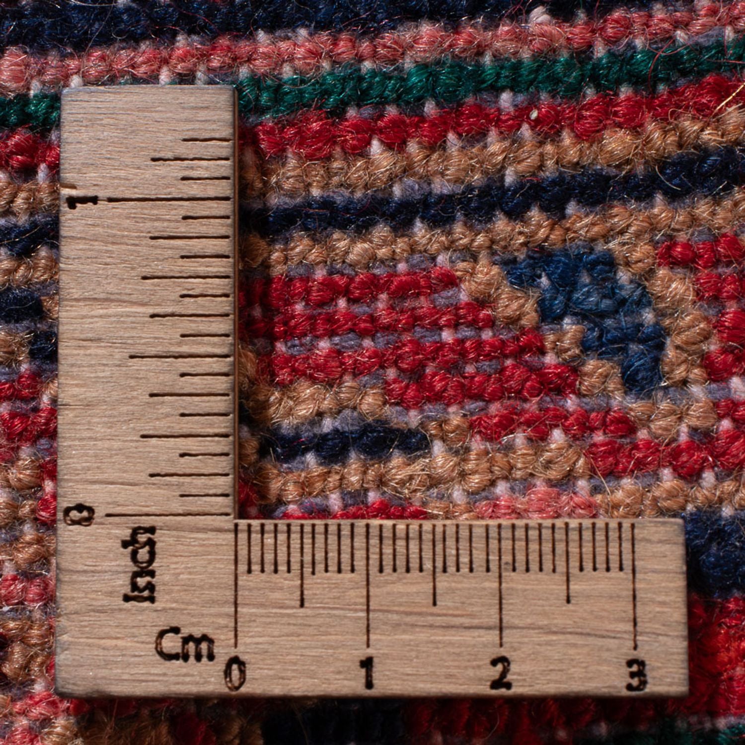 Alfombra persa - Nómada - 300 x 250 cm - rojo oscuro