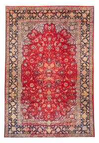 Alfombra oriental - 345 x 240 cm - rojo