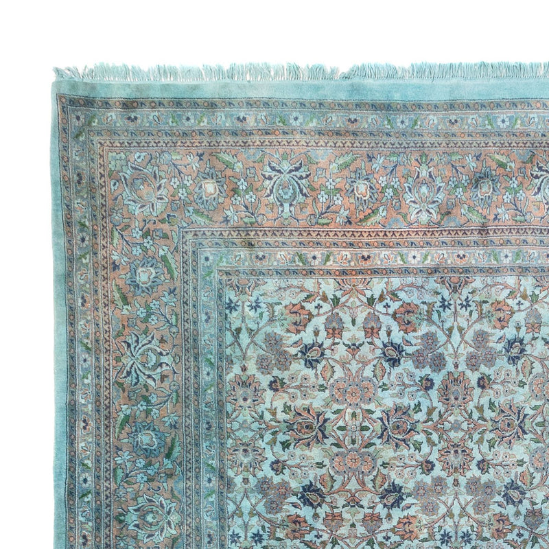 Alfombra oriental - 380 x 280 cm - turquesa