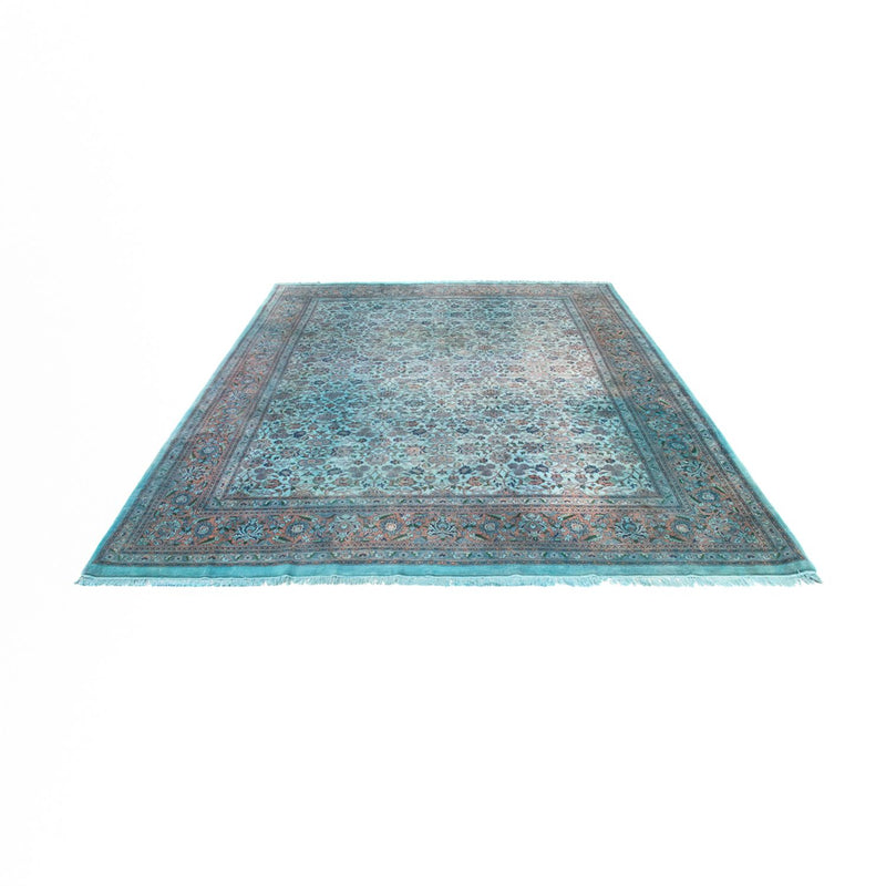 Alfombra oriental - 380 x 280 cm - turquesa