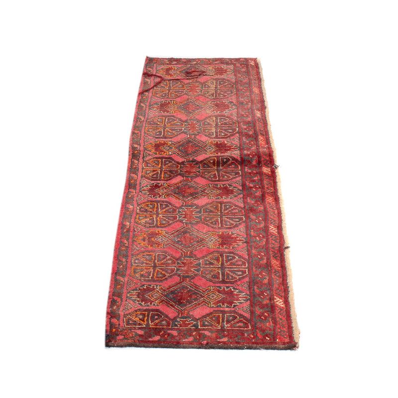 Alfombra de pasillo Alfombra oriental - 160 x 40 cm - rojo oscuro