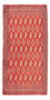 Alfombra Turkaman - 130 x 62 cm - rojo