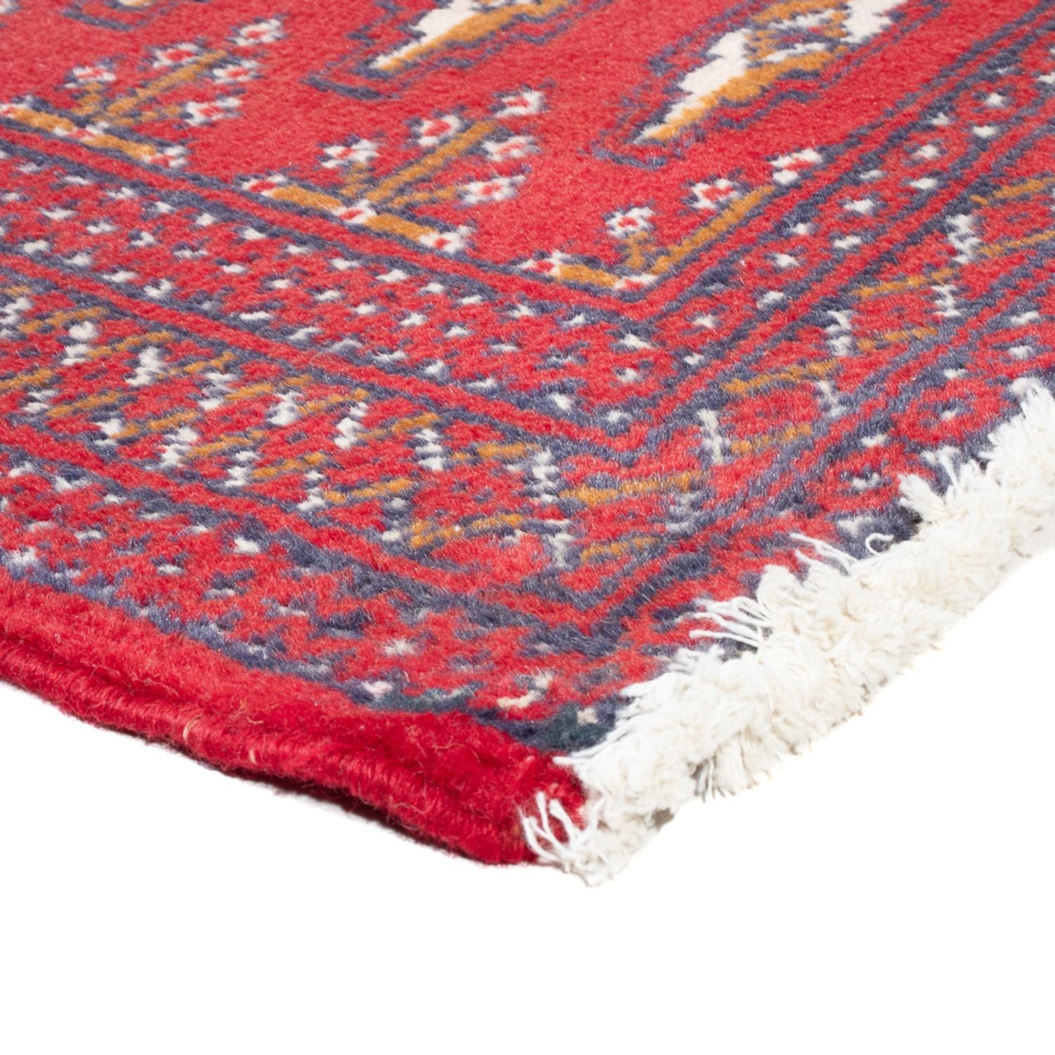 Alfombra Turkaman - 130 x 62 cm - rojo