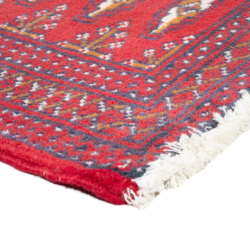 Alfombra Turkaman - 130 x 62 cm - rojo