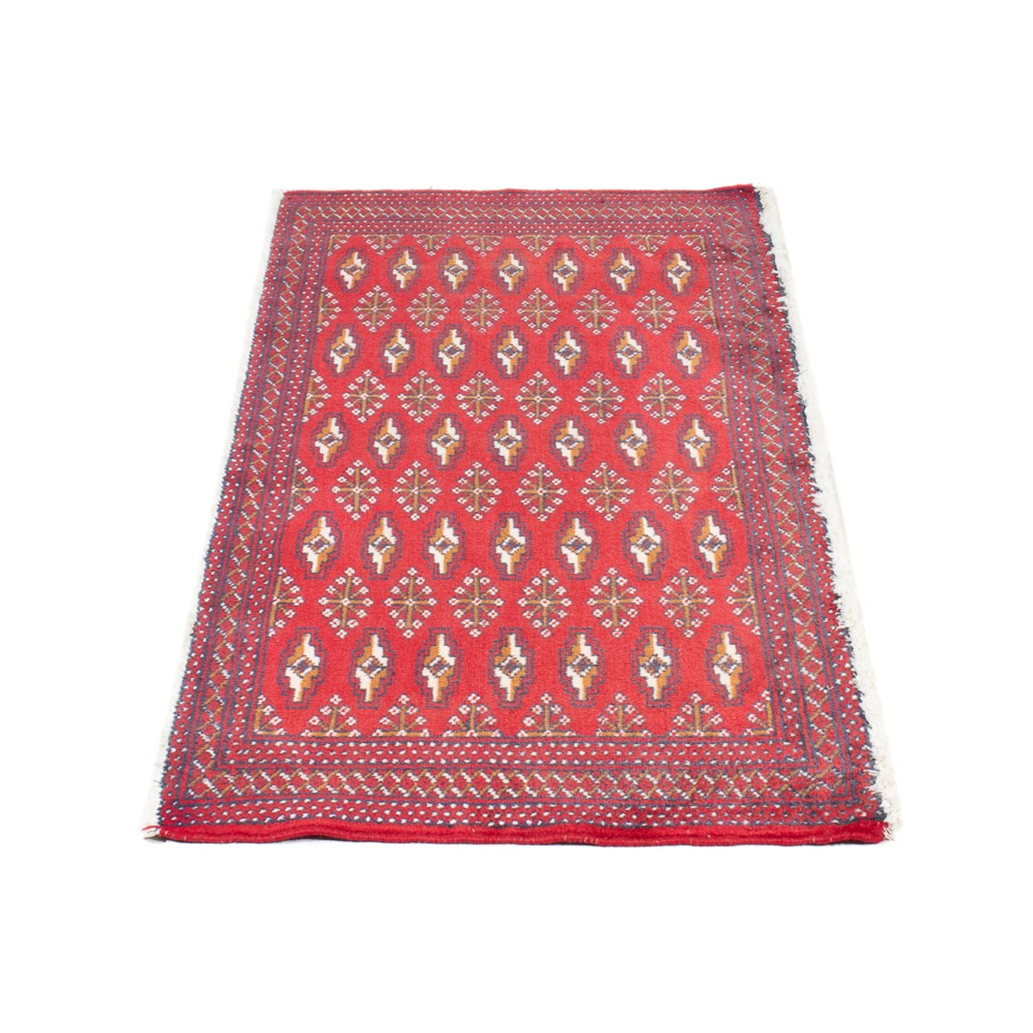 Alfombra Turkaman - 130 x 62 cm - rojo