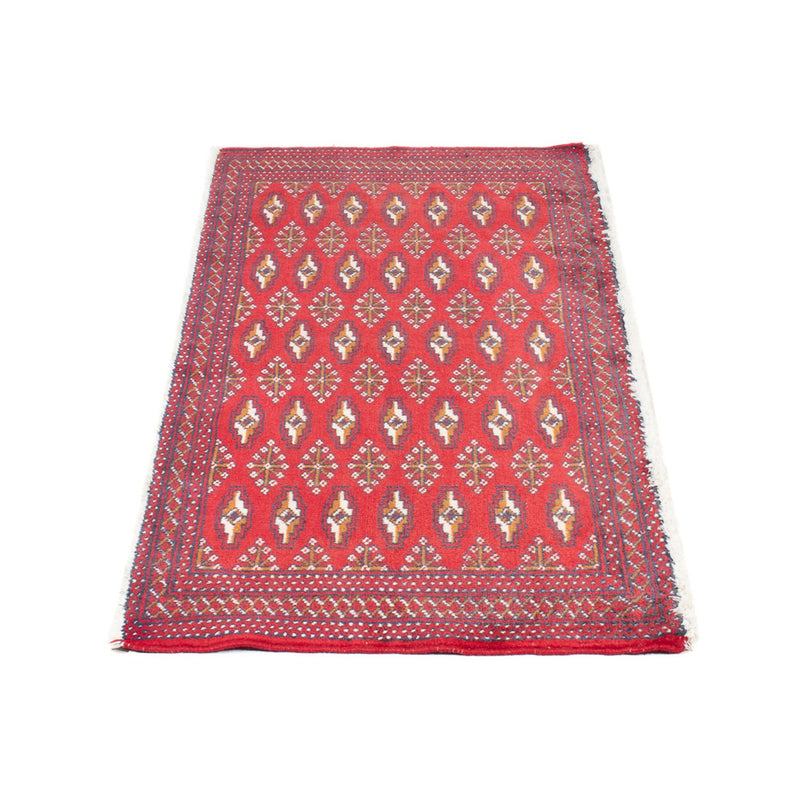 Alfombra Turkaman - 130 x 62 cm - rojo
