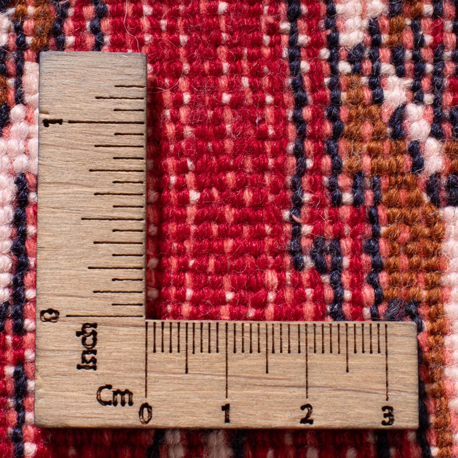 Alfombra Turkaman - 130 x 62 cm - rojo