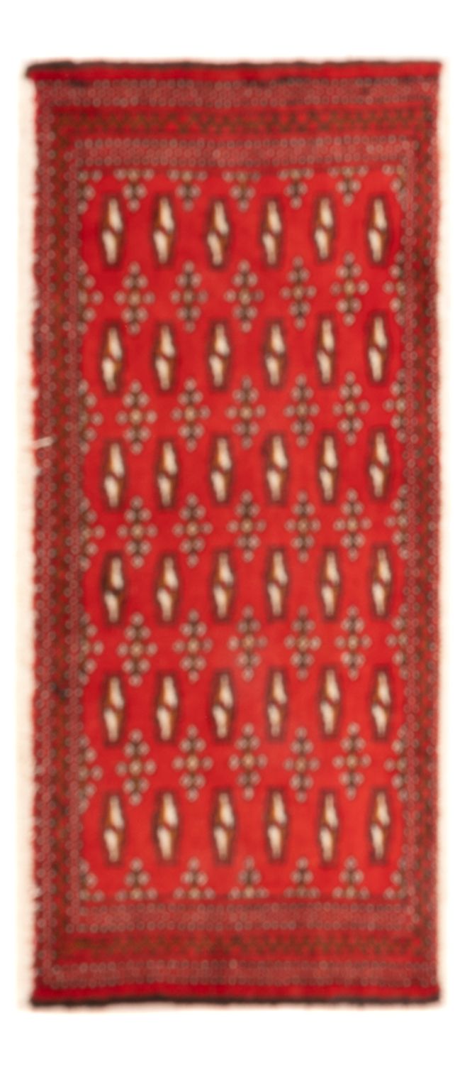 Alfombra de pasillo Alfombra Turkaman - 100 x 50 cm - rojo