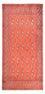 Alfombra Turkaman - 130 x 60 cm - rojo claro