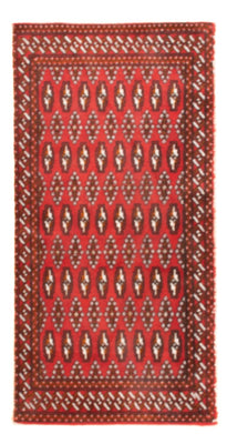 Alfombra Turkaman - 130 x 60 cm - rojo
