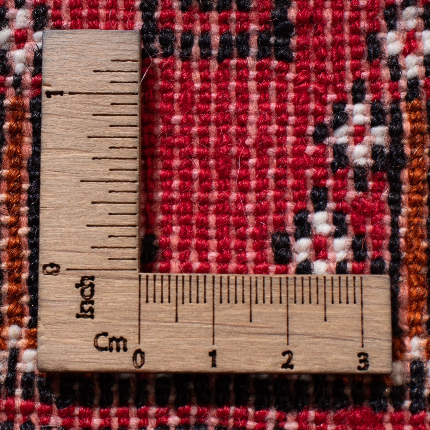 Alfombra Turkaman - 130 x 60 cm - rojo