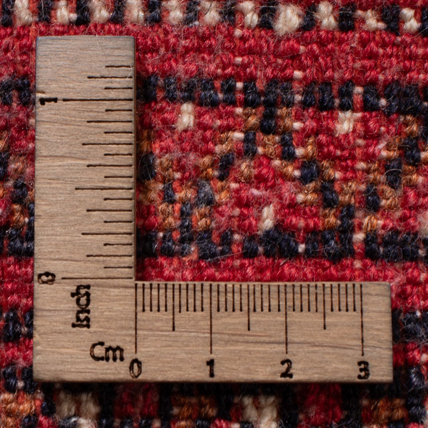 Alfombra Turkaman - 100 x 50 cm - rojo claro