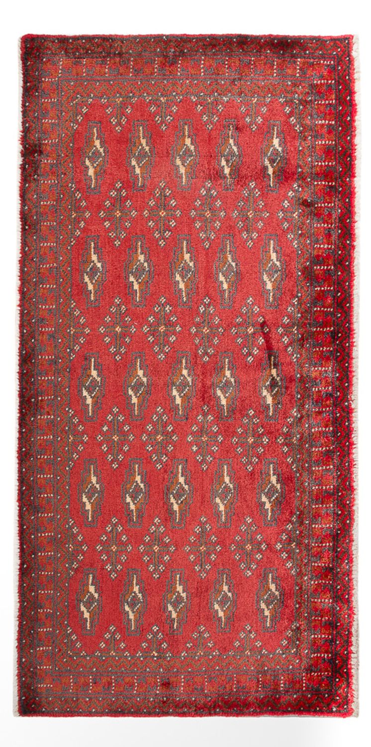 Alfombra de pasillo Alfombra Turkaman - 130 x 60 cm - rojo
