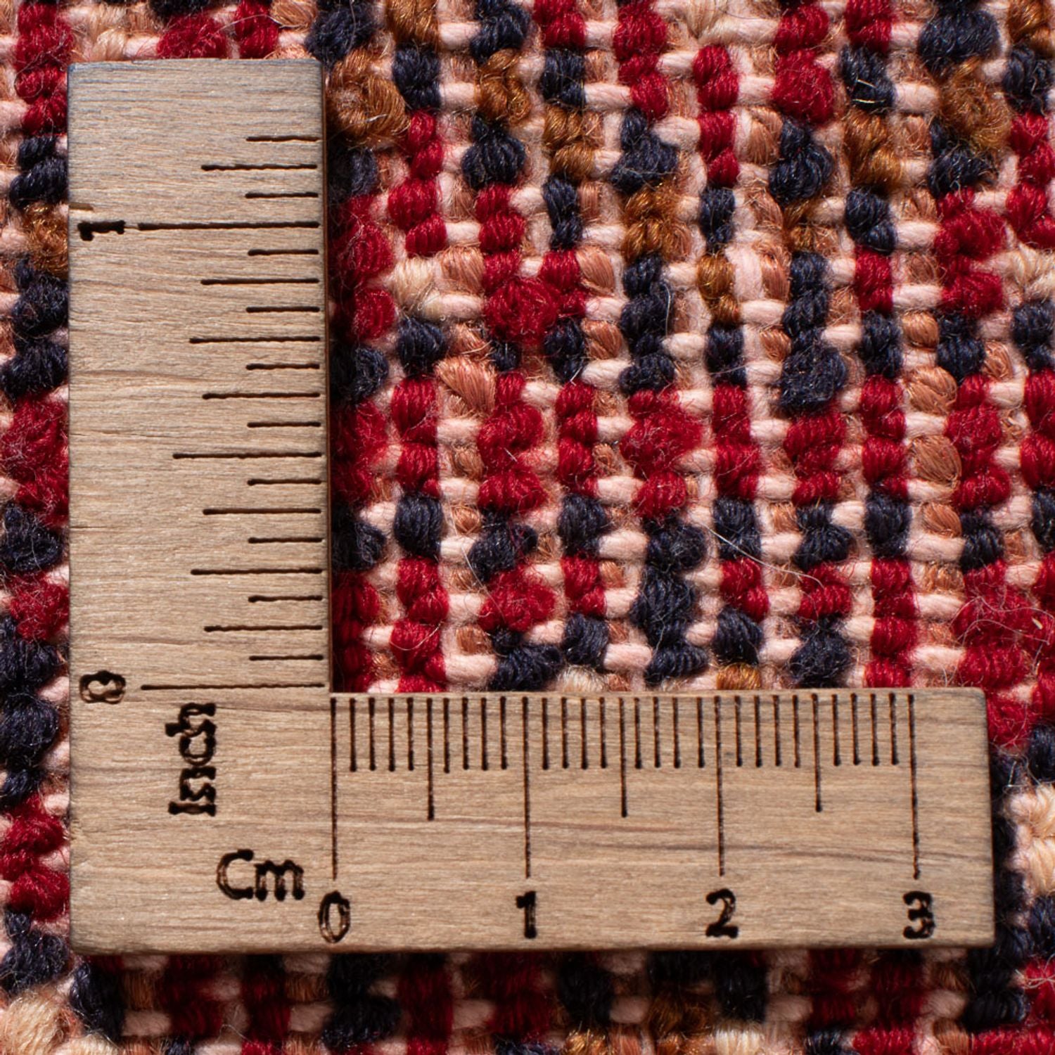 Alfombra Turkaman - 130 x 60 cm - rojo claro