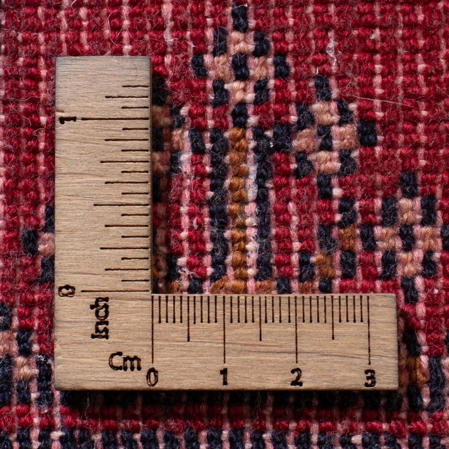 Alfombra Turkaman - 130 x 60 cm - rojo