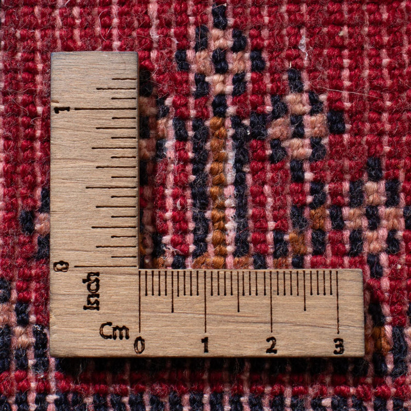 Alfombra Turkaman - 130 x 60 cm - rojo