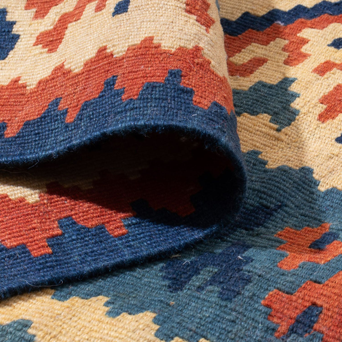 Alfombra Kelim - Oriental cuadrado  - 103 x 103 cm - multicolor