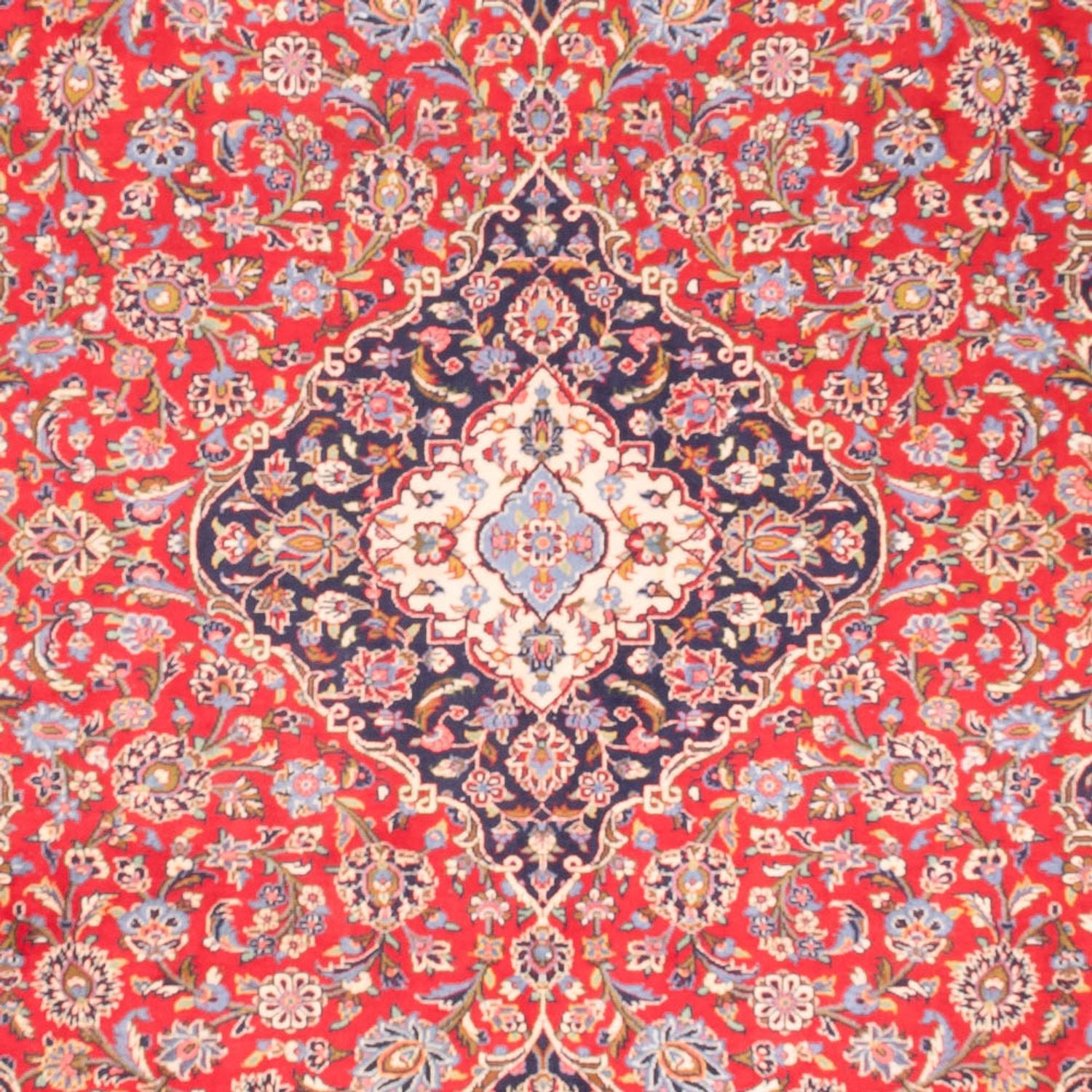 Alfombra persa - Keshan - 355 x 265 cm - rojo