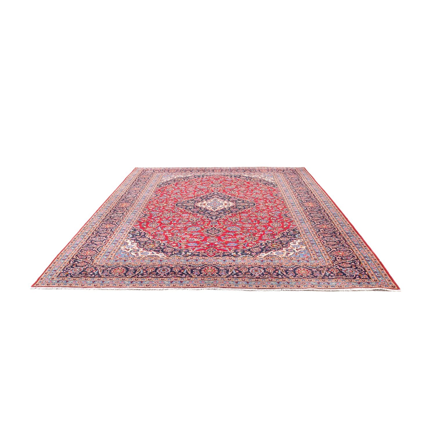 Alfombra persa - Keshan - 355 x 265 cm - rojo