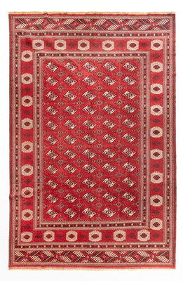 Alfombra Turkaman - 391 x 270 cm - rojo