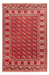 Alfombra Turkaman - 391 x 270 cm - rojo