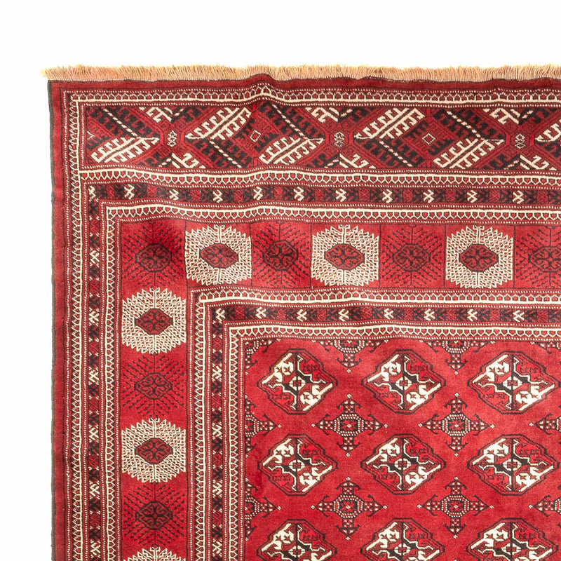 Alfombra Turkaman - 391 x 270 cm - rojo