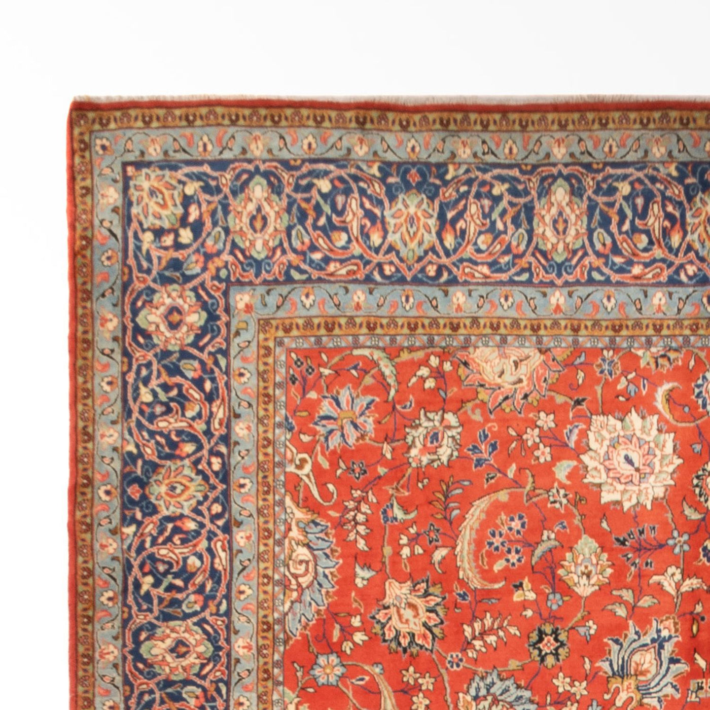 Tabriz Alfombra 393x266cm - Alfombra persa